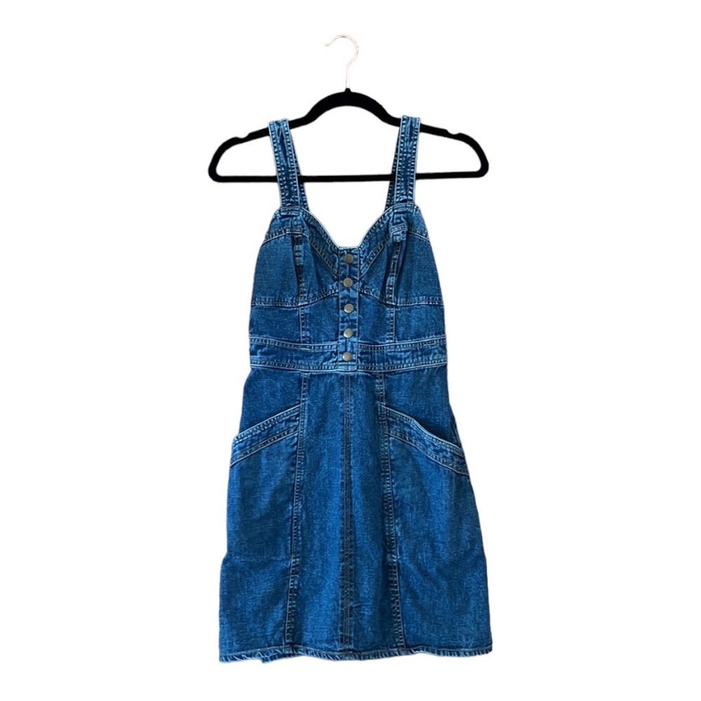 Denim mini dress size S
